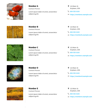 list